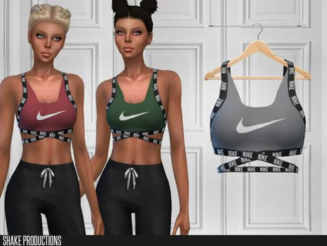 ShakeProductions 247 - Sports Bra Sims Outfits, Sims 4 Tsr, Mom Clothes, Sims 4 Traits, Sims Packs, Pelo Sims, Sims 4 Gameplay, Sims 4 Teen, Sims4 Clothes