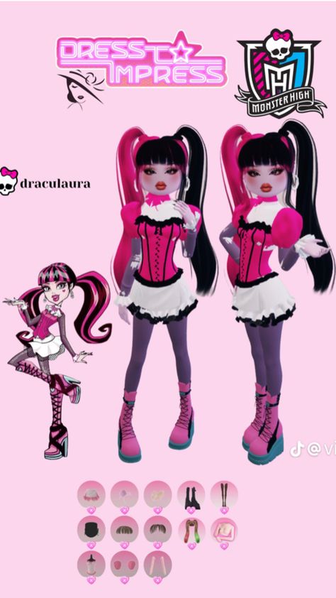 Dress To Impress Skin Tone Codes, Dress To Impress Ideas Roblox Game, Monster High Dress To Impress, Stylish Mom Outfits, Monster High School, Fancy Dress Code, Dti Hacks, Dti Fits, Dti Ideas