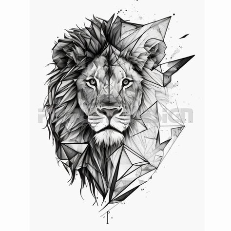 Lion Art Tattoo, Printable Tattoos, Background Printable, Lion Tattoo Design, Fresh Tattoo, Vertical Images, Unique Tattoo Designs, Tattoo Stencil, Lion Tattoo