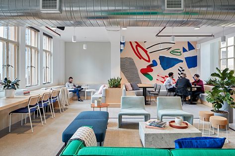 Coworking Space Design, Coworking Office, Office Lounge, 카페 인테리어 디자인, Collaboration Space, Workplace Design, Workspace Design, Coworking Space, Commercial Furniture