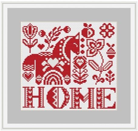 Home. Dala Horse Cross Stitch Pattern Scandinavian Cross Stitch Patterns Free, Dala Horse Pattern, Cross Stitch Patterns Free Disney, Scandinavian Cross Stitch Patterns, Swedish Horse, Horse Cross Stitch, Cross Stitch Horse, Tiny Horses, Sampler Cross Stitch