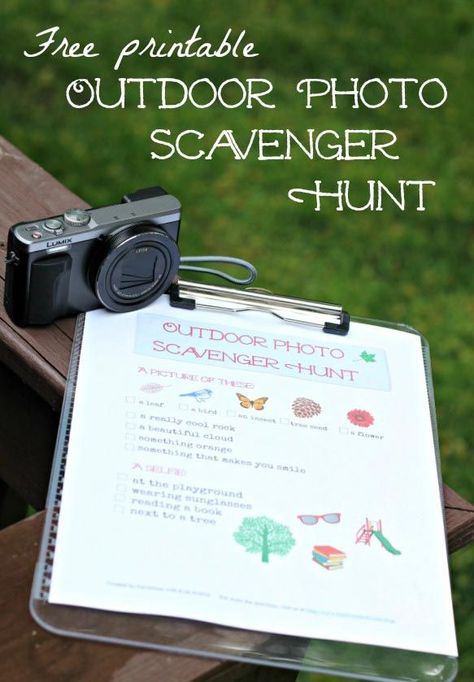 Outdoor Photo Scavenger Hunt, Funny Scavenger Hunt Ideas, Photo Scavenger Hunt, Scavenger Hunt For Kids, Scavenger Hunts, Outdoor Activities For Kids, Outdoor Learning, Outdoor Photos, Summer Activities For Kids