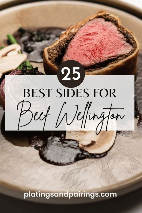 Sides For Beef Wellington, Sides For Beef, Easy Beef Wellington, Winter Side Dishes, Best Sides, Beef Wellington Recipe, Easy Mashed Potatoes, Christmas Side Dishes, Potato Sides