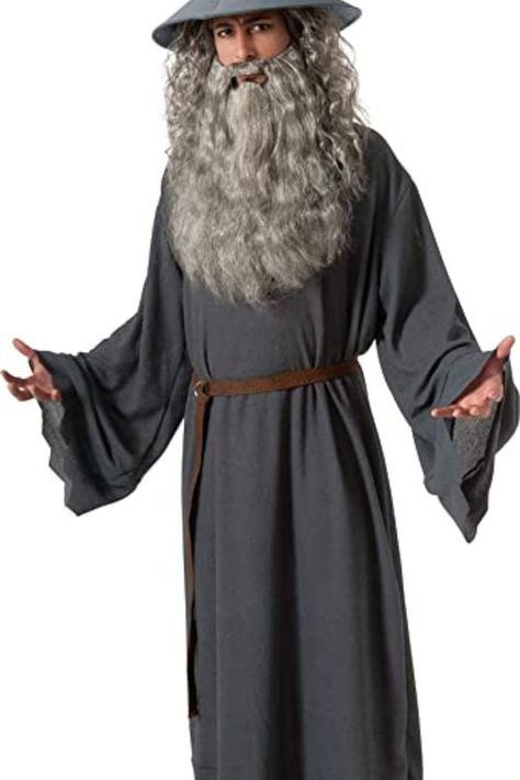 Officially licensed merchandise from the hobbit movies
Hand wash and lay flat to dry
Rubie's costume company has been bringing costumes and accessories to the world since 1950 Gandalf Costume, Hobbit Party, Wizard Costume, Gandalf The Grey, The Hobbit Movies, Black Tees, Halloween Fancy Dress, Gandalf, Adult Halloween Costumes