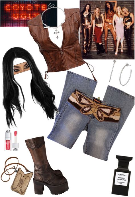 Coyote Ugly Outfit Halloween, Coyote Ugly Outfits, Coyote Ugly Outfit Ideas, Coyote Ugly Outfit, Ugly Outfit, Coyote Ugly, Ugly Outfits, Ootd Inspo, Outfit Shoplook