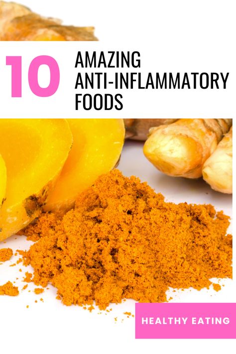 Explore 10 potent anti-inflammatory foods that can enhance your health! From colorful berries to omega-3-rich fish, these natural inflammation reducers are simple to incorporate into your diet. Learn how these superfoods can help decrease chronic inflammation and boost overall well-being. Ideal for anyone wanting to improve their nutrition and feel their best. Learn about the benefits of an anti-inflammatory diet and the importance of healthy eating with these wellness-enhancing superfoods. Benefits Of Anti Inflammation Diet, Foods To Help Decrease Inflammation, Foods To Help Inflammation, Foods That Decrease Inflammation, Ways To Reduce Inflammation, Inflammation Foods, Inflammation Recipes, Anti Inflamatory, Anti Inflammation Recipes