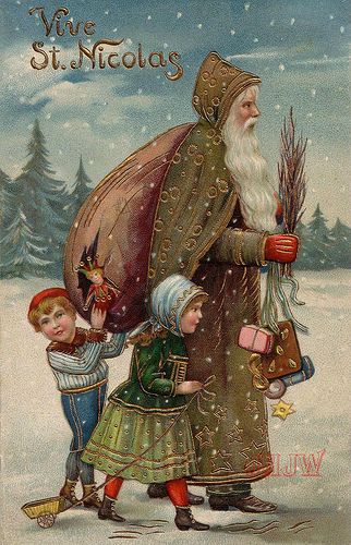 T vh20 by janwillemsen, via Flickr Images Noêl Vintages, Santa Klaus, Christmas Ephemera, Vintage Christmas Images, Old Christmas, Old Fashioned Christmas, Antique Christmas, Christmas Past, Christmas Couple