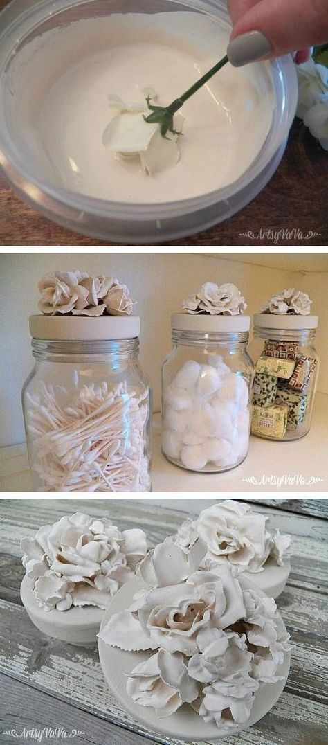 Diy Projects For Adults, Lilin Aroma, Do It Yourself Decoration, Diy Para A Casa, Paris Crafts, Paris Flowers, Craft Projects For Adults, Diy Flores, Fleurs Diy