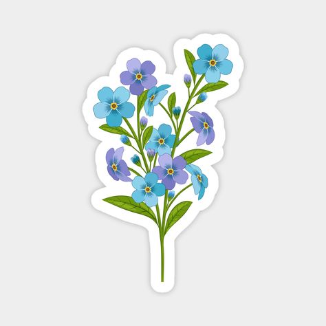 Forget me not flowers, Blue flowers, Scorpion grasses -- Choose from our vast selection of magnets to match with your desired size to make the perfect custom magnet. Pick your favorite: Movies, TV Shows, Art, and so much more! Available in two sizes. Perfect to decorate your fridge, locker, or any magnetic surface with. Scorpion Grasses, Agenda Stickers, Forget Me Not Flowers, Flower Magnets, Happy Stickers, Tumblr Stickers, Scrapbook Stickers Printable, Flowers Blue, Handmade Sticker