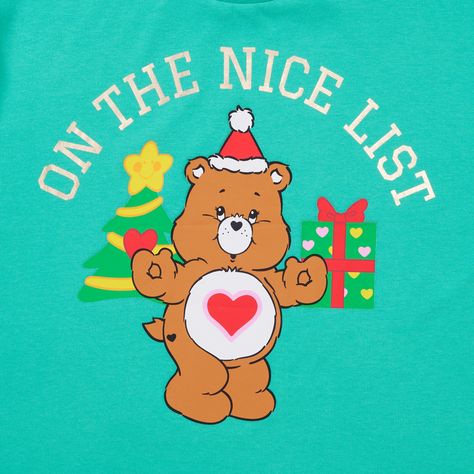 Add a little fun to her playtime rotation with pieces like the Care Bears Christmas Print Tee. This collectors tee features a print to the front with short sleeves, and is made complete with a round neck. Care Bear Christmas, Care Bears Christmas, The Care Bears, Bear Girl, Bear Christmas, Christmas Print, Care Bear, Care Bears, Print Tee