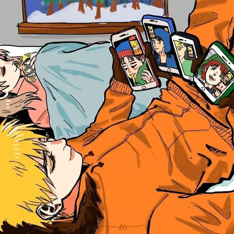 South Park Once Said, Tumblr Fanart, Kenny Mccormick Fanart, Sp Characters, South Park Poster, Style Fanart, Kenny Mccormick, Kenny South Park, South Park Memes