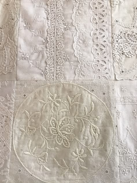 Wedding Guest Book Quilt, Crazy Patchwork Quilt, Lace Quilt, Lace Blanket, Shabby Chic Quilts, Doily Art, Shabby Chic Rug, Vintage Quilts Patterns, Monogrammed Linens