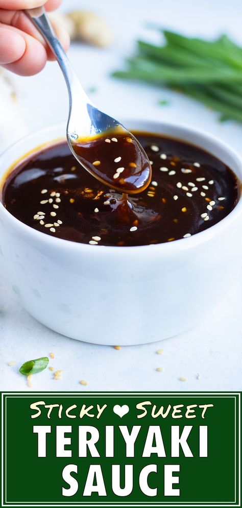 Gluten Free Soy Free Teriyaki Sauce, Honey Garlic Teriyaki Sauce, Asian Teriyaki Sauce, Sweet And Sticky Sauce, Honey Soy Dipping Sauce, Sweet Soy Ginger Sauce, Beef With Soy Sauce, Sticky Teriyaki Sauce, Thick Teriyaki Sauce Recipe