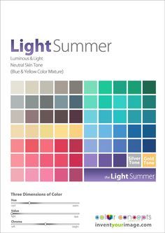 Light Spring Palette, Light Spring Color Palette, Light Summer Color Palette, Soft Summer Color Palette, Light Spring Colors, Neutral Skin Tone, Soft Summer Colors, Summer Palette, Clear Spring