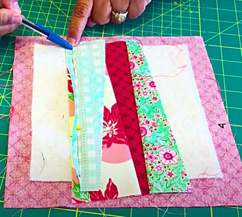 Quilt as you go table runner Scrappy Quilt As You Go, Fun And Done Quilt As You Go, Quilt As You Go Quilts, Quilt As You Go Tutorial Easy, Quilt As You Go Patterns Free, Quilt Hacks, Wedding Quilts, Easy Patchwork, Beginner Quilting Projects