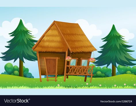 Bahay Kubo Illustration, Bahay Kubo, Preschool Art Activities, Preschool Art, The Hill, Free Clip Art, Art Activities, Character Illustration, Royalty Free Images