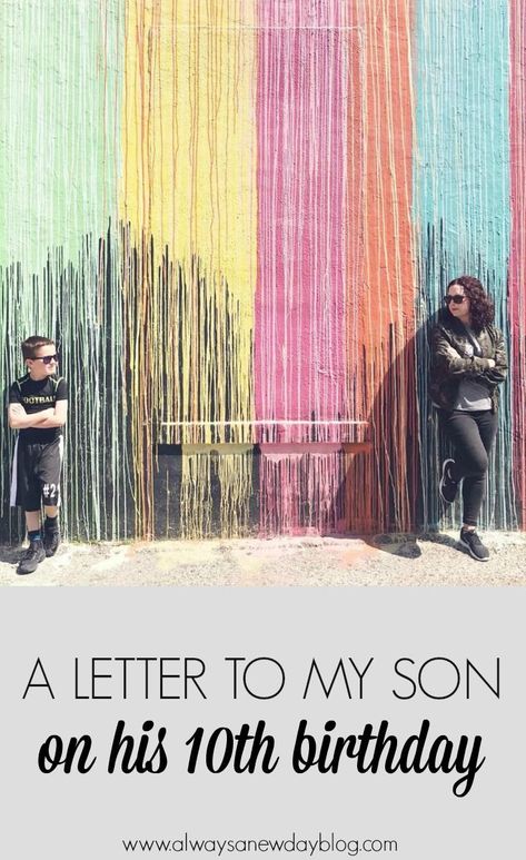 A letter is a great gift you can give your child on his/her birthday. For me, my first-born turning TEN is big time. I had to share what this birthday means as his mom. #birthdaygifts #birthdays #kids #boymom #blog #blogging #momlife Turning 10 Birthday Quotes, Double Digit Birthday Ideas, Birthday Boy Quotes, A Letter To My Son, Letter To Son, Letter To My Son, Son Birthday Quotes, Letters To My Son, Birthday Morning