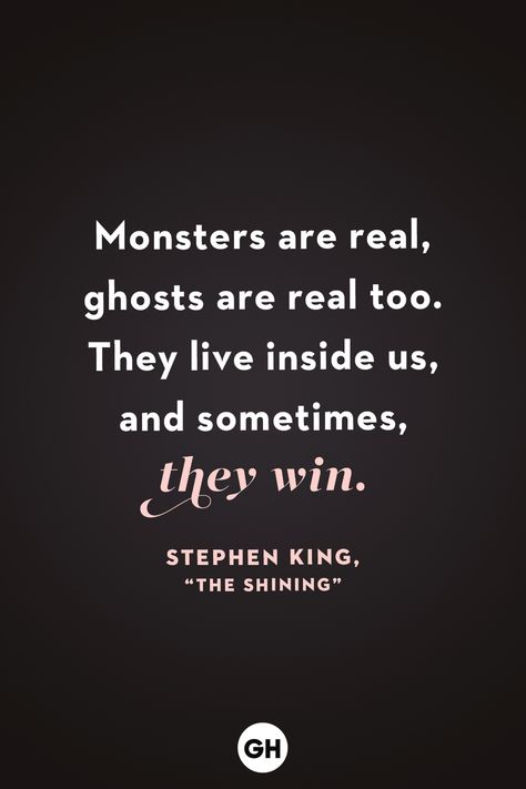 Scary Movie Quotes, Horror Movie Quotes, Scary Quotes, Horror Quotes, Creepy Quotes, Motivational Quotes In English, Scary Books, House Quotes, King Quotes