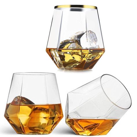 Features: 1.100% brand new and super high quality. 2. Made of durable, high quality PET, drop and break resistant 3. Add elegant to your party with the Diamond shaped clear plastic stemless wine or Whiskey tumblers 4. Ideal for parties, bars, nightclubs weddings, receptions, picnics, catered events and all occasions 5.If you have any problems with the products, please feel free to contact us after you received the itmes. Specification: Material:PET Net capacity:Approx 360ML Color:As the picture show Size:As the picture show(1inch = 2.54cm) Package includes: 1PC Drinking Plastic Cups Note: 1.Due to the different monitor and light effect, the actual color of the item might be slightly different from the color which is showed on the pictures. 2.Please forgive 1 cm/0.39"-3 cm/1.18" measuring d Hexagon Glasses, Hexagonal Sunglasses, Wedding Drinkware, Whisky Glass Set, Beer Dispenser, Glass Cocktail Shaker, Crystal Whiskey Glasses, Whiskey Tumbler, Wedding Wine Glasses