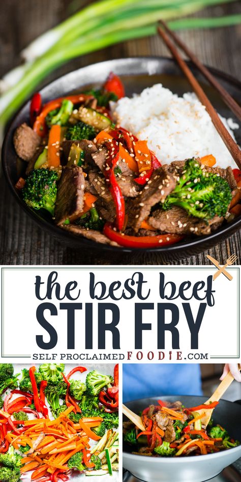 Best Beef Stir Fry, Dinner Protein, Steak Stirfry Recipes, Stir Fry Sauce Recipe, Vegetable Stir Fry Recipe, Wok Recipes, Easy Stir Fry Recipes, Beef Stir Fry Recipes, Healthy Stir Fry