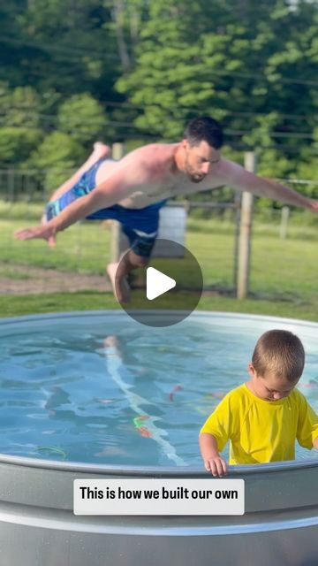 Derek Randall on Instagram: "My kids wanted a pool for the summer so we built a “cow by pool”! Totally worth it. 

We got the stock tank & fence from Tractor Supply. The pump system was from Amazon." Tractor Supply Pool, Cheap Pool Landscaping Ideas, Kids Pool Ideas, Diy Pool Ideas, Bunkhouse Ideas, Stock Pool, Stock Tank Pool Ideas, Stock Tank Swimming Pool, Cowboy Pool