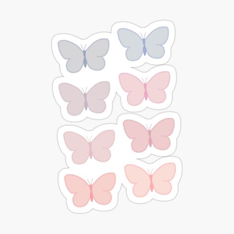 Pastel Butterflies, Color Pastel, Coloring Stickers, Printable Stickers, Pastel Colors, My Art, Awesome Products, Alphabet, Doodles