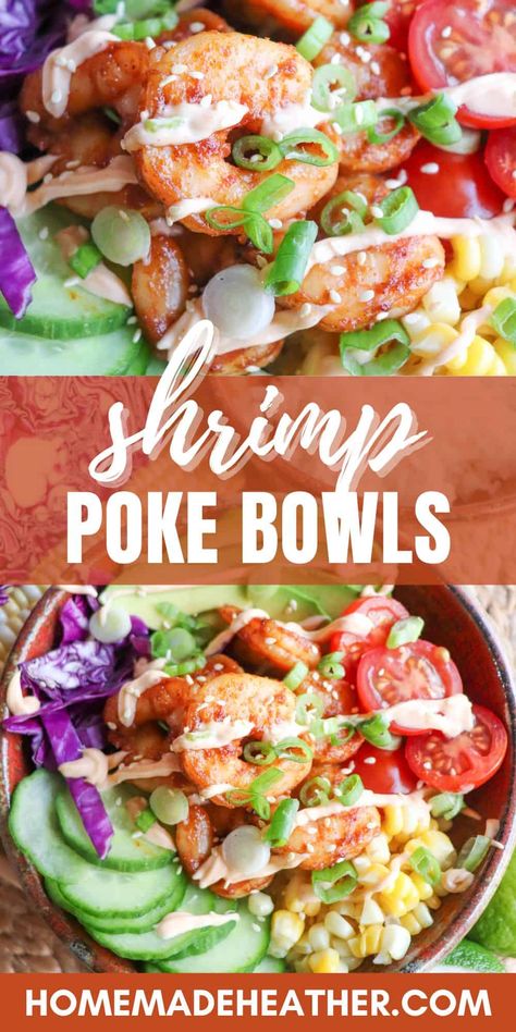 Whip up this quick & easy shrimp bowl recipe with spicy mayo, in minutes! Succulent shrimp, fresh veggies, and zesty mayo come together in a deliciously satisfying meal. Meat Bowls, Shrimp Bowl Recipe, Crockpot Drinks, Shrimp Bowls, Shrimp Bowl, Salmon And Shrimp, Spicy Mayo, Cooking White Rice, Shrimp Recipes Easy