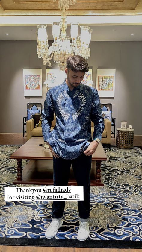 Batik Men Fashion Outfit, Outfit Kondangan Pria, Refal Hady, Formal Ootd, Outfit Cowok, Formal Mens Fashion, Casual Hijab, Casual Hijab Outfit, Hijab Outfit