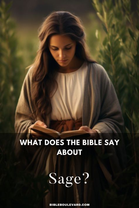 What Does the Bible Say About Sage? Herbs And Plants, Burning Sage, Best Bible Verses, Bible Says, The Bible, Bible Study, Verses, Bible Verses, Bible