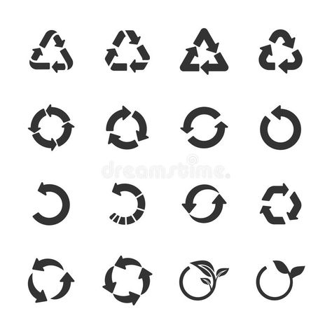 Biology Icon, Recycle Icon, Recycle Logo, Recycle Symbol, Eco Logo, Developer Logo, Graphic Inspiration, Logo Creation, Brand Book