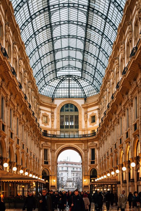 The interior of the Galleria Vittorio Emanuele II in Milan, Italy., Lombardy Galleria Vittorio Emanuele Ii, White Car, Hotel Motel, Posters Framed, City Car, Milan Italy, Image House, Gas Station, City Skyline