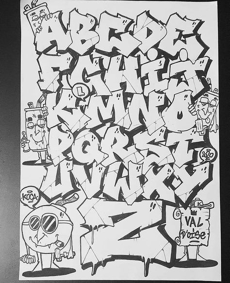 Graffiti Letters Styles, Graffiti Alphabet Styles, Alphabet Graffiti, Easy Graffiti, Graffiti Lettering Alphabet, Graffiti Art Letters, Graffiti Wildstyle, Graffiti Text, Graffiti Piece