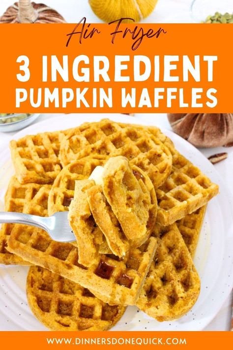 🔥 Craving a cozy fall breakfast? Transform your mornings with my 3-ingredient pumpkin waffles in the air fryer! 🎃 Discover the easiest way to whip up fluffy, flavorful waffles in minutes. Say goodbye to complicated breakfasts and hello to delicious simplicity! Try it today and elevate your breakfast game. 🍁 Pumpkin Waffles, 3 Ingredient Pumpkin Waffles, Air Fryer Pumpkin Waffles, How to Make Waffles, Air Fryer Waffles, Fall Breakfast, Breakfast Ideas, Homemade Waffles, Simple Fall Recipes Mini Pumpkin Waffles, Air Fryer Waffles, Easy Mini Waffle Recipe, Waffles In Air Fryer, Breakfast Ideas Homemade, Waffle Flavors, Pumpkin Waffles Easy, Simple Fall Recipes, Raspberry Streusel Muffins