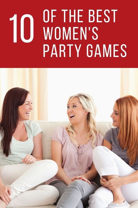 Every get-together with friends calls for some fun women's party games! Games For Woman, Ladies Meeting Games For Women, Luncheon Games Ladies, Games To Play With Women, Friendshipping Games, Party Games For Woman, Lady Party Games, Games For Ladies Night Small Groups, Mixer Games For Women