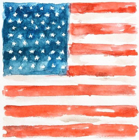 1,117 Likes, 3 Comments - Pencil and Paper Co (@pencilandpaperco) on Instagram: “Happy 4th Y'all!! Hope you are celebrating with the ones you love! (Illustration via…” Patriotic Photography, American Flag Photography, Flag Photography, 4th Of July Photography, 4th Of July Photos, Rainbow Photography, Patriotic Art, Flag Painting, Flag Icon