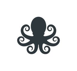 Octopus Symbol, Octopus Stencil, Cute Octopus Tattoo, Octopus Outline, Octopus Silhouette, Diving Logo, Mini Yacht, Octopus Logo, Logo Moto