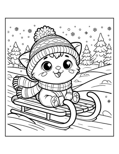 Free Winter Coloring Pages For Kids Winter Themed Coloring Pages, Cute Winter Coloring Pages, Winter Color Sheets Free, Winter Color Pages Free Printable, Free Winter Coloring Pages For Kids, Winter Wonderland Coloring Pages, Winter Coloring Sheets Free Printable, Winter Color Pages, December Coloring Pages Free Printable