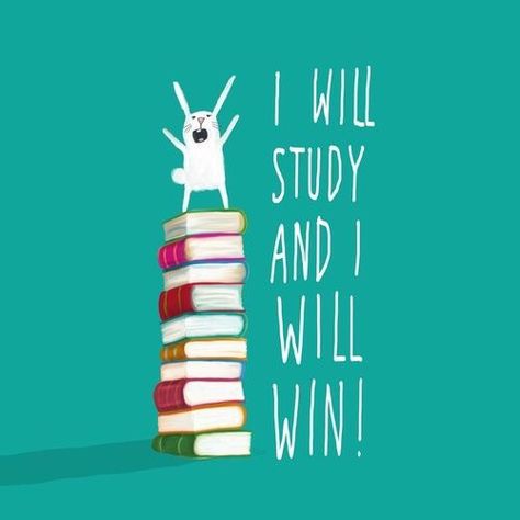 I WILL STUDY AND I WILL WIN ! I Will Win, Exam Motivation, Study Quotes, Finals Week, Study Motivation Quotes, Study Hard, School Motivation, Study Inspiration, Student Life