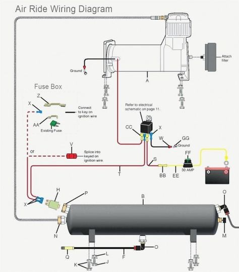 Wiring 1 Phase Wiring Diagram Truck Air Compressor, Tundra Accessories, Automotive Restoration, Gmc Motorhome, Wire Installation, Electrical Diagram, Trailer Build, Dirty Air, Diagram Design