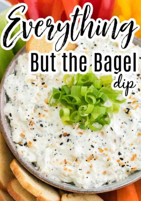 Bagel Chips Dip, Everything But The Bagel Dip, Best Chip Dip, Vegetables Chips, Vegetable Dip Recipe, Bagel Dip, Chip Dip Recipes, Healthy Dip Recipes, Cold Dip Recipes