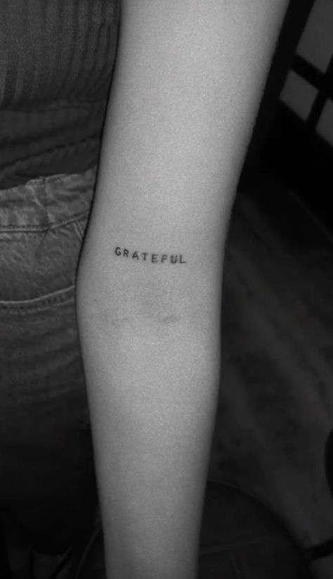 Grateful Tatoos Ideas, Grateful Tattoos For Women, Gratitude Tattoo For Women, Gratitude Tattoos, Grateful Tattoo Ideas, Thankful Tattoo, Tattoo For My Mom, Neck Tattoo Cover Up, Grateful Tattoo