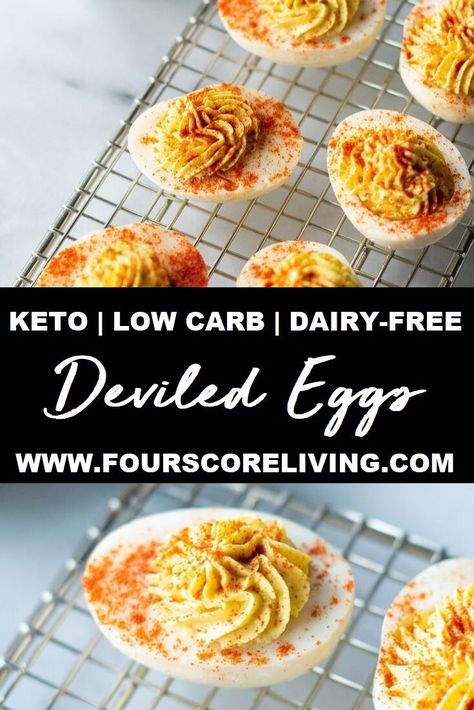 Keto Deviled Eggs, Easter Food Appetizers, Meat Dinners, Keto Friendly Desserts, Deviled Eggs Recipe, Low Carb Side Dishes, Deviled Egg, Keto Side Dishes, Perfect Keto