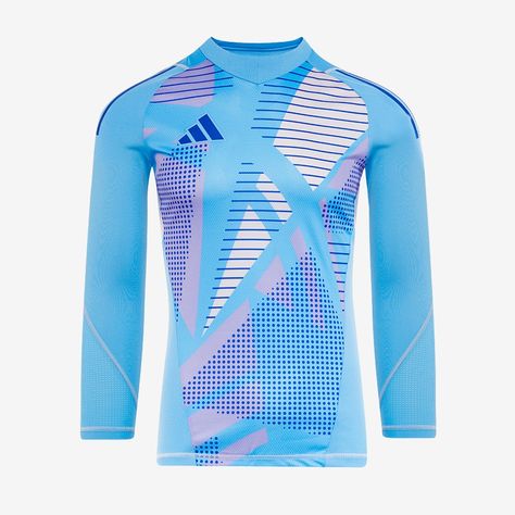 The adidas Tiro 24 Pro LS Goalkeepers Jersey in Semi Blue Burst is a top of the range layer designed to give you the freedom of movement you need to make game changing saves and provide pinpoint distribution. AEROREADY moisture management ensures youre laser focused at all times by absorbing sweat for fast evaporation in the adidas Tiro 24 Pro Long Sleeve Goalkeepers Jersey, which also features highly stretchable fabric for finger tip efforts without the drag.Made from 100 recycled materials for Kids Football Shirts, Goalkeeper Kits, Kids Football Boots, England Shirt, Design Kaos, Football Jackets, Red Jersey, Training Clothes, Shorts Sweatpants