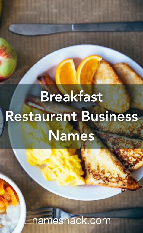 Breakfast Restaurant Names Ideas, Breakfast Names Ideas, Diner Names Ideas, Breakfast Restaurant Logo, Brunch Names Ideas, Breakfast Restaurant Ideas, Breakfast Names, Restaurant English, Breakfast Food Truck