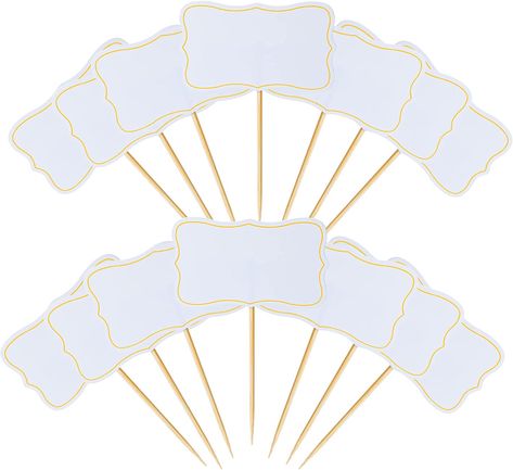 56PCS Party Food Labels for Buffet, Mini Chalkboard Signs for Food, Blank Flags PREMIUM MATERIAL - These food labels for buffet are made of high quality wooden toothpicks and card paper, disposable and hygienic. BLANK FOOD LABELS - These mini chalkboard signs with blank design allow you decorate your food according to your ideas and make your food more attractive. EASY TO USE - The toothpick food flags for buffets to write on are sturdy, light-weight and long enough, which are easy for guests to Food Labels For Buffet, Food Flags, Mini Chalkboard Signs, Cheese Markers, Cheese Labels, Flag Food, Party Food Labels, Mini Chalkboards, Diy Cupcakes