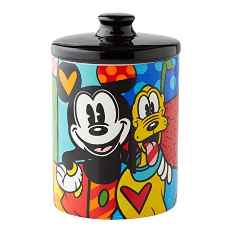 Pluto Disney, Christmas Cookie Jars, Minnie Mouse Christmas, Glass Storage Containers, Disney Traditions, Disney Home, Mickey Mouse And Friends, Glass Storage, Classic Disney