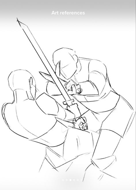 How To Draw Hands Holding Swords, Swordsmen Drawing Poses, Battle Duo Pose Drawing, Enemy Reference Poses, Two Character Poses Reference Enemies, Confrontation Pose Reference, Action Poses Reference 2 People, Cool Villain Poses, Battle Reference Poses