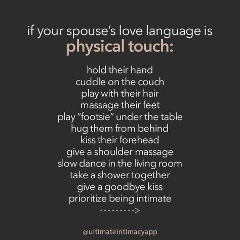 My love language 🥰 Physical Touch Love Language, Love Language Physical Touch, Relationship Healing, Spice Up Your Relationship, Marriage Inspiration, Relationship Stages, Marriage Advice Quotes, Intimacy In Marriage, Relationship Lessons