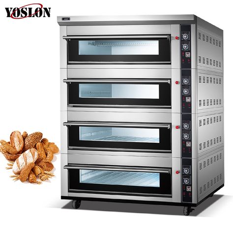 Yoslon Manufacturers Commercial, 4 Deck 16 Trays Pizza Bread Heating Gas Cake Oven/ https://m.alibaba.com/product/60407522599/Yoslon-Manufacturers-Commercial,-4-Deck-16.html?__sceneInfo={"cacheTime":"1800000","type":"appDetailShare"} Deck Oven, Cake Oven, Cake Biscuit, Gas Oven, Pizza Bread, Toaster Oven, Making Machine, Oven Baked, Growing Vegetables