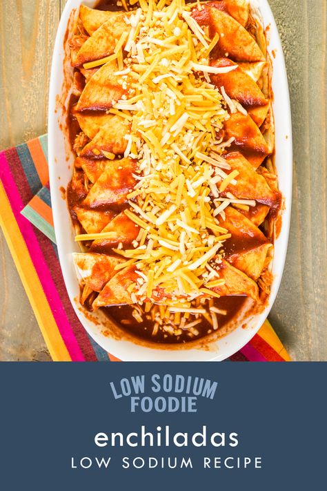 Low Sodium Enchilada Recipe, Salt Free Recipes Dinners, Low Sodium Recipes Crockpot, Healthy Low Salt Dinner Recipes, Low Sodium Meals Easy Dinners, Lower Sodium Recipes, No Salt Recipes Meals, Easy Low Sodium Recipes Simple, Low Sodium Christmas Recipes